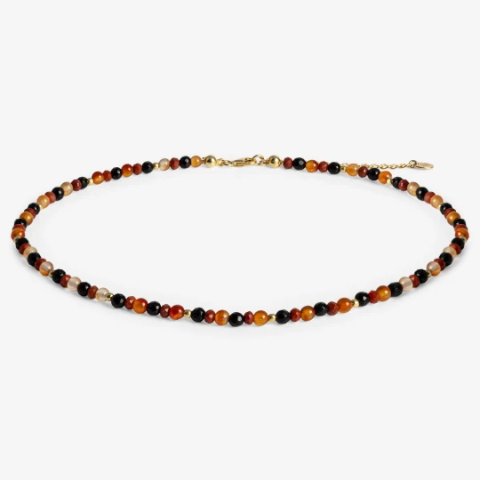 Zdjęcie produktu Choker z kamieniami; srebrny pozłacany Ania Kruk