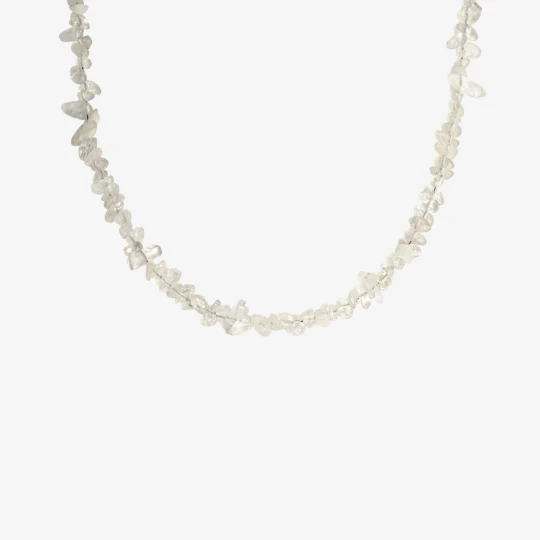 Zdjęcie produktu Choker z kryształem górskim; srebrny pozłacany Ania Kruk