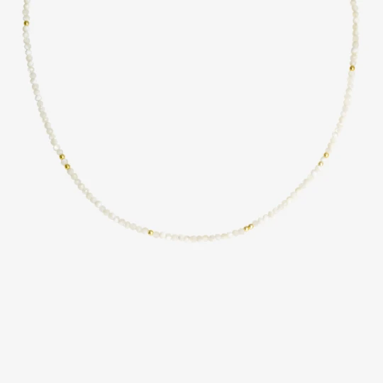 Zdjęcie produktu Choker z masą perłową; srebrny pozłacany Ania Kruk