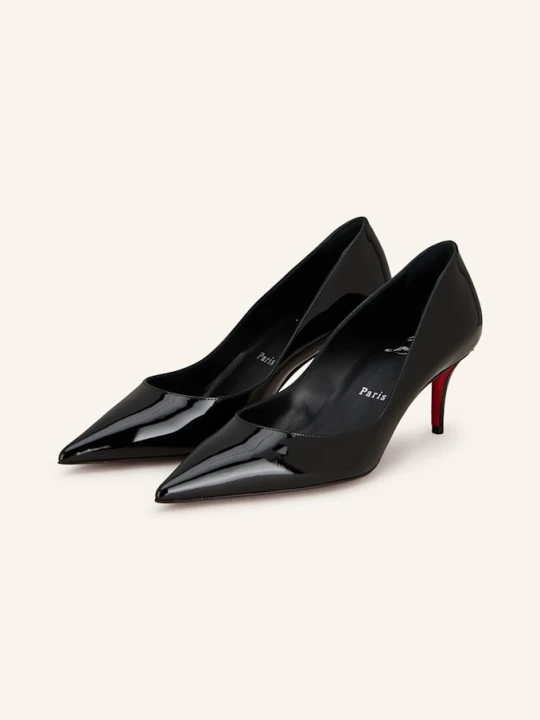Zdjęcie produktu Christian Louboutin Czółenka Lakierowane Miss Z 60 schwarz CZARNY
