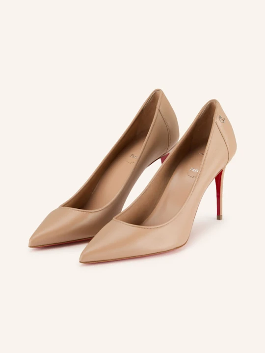 Zdjęcie produktu Christian Louboutin Czółenka Sporty Kate 85 beige