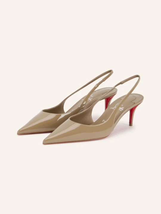 Zdjęcie produktu Christian Louboutin Czółenka Typu Slingback Miss Z beige