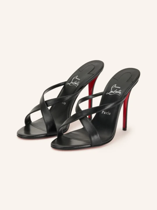 Zdjęcie produktu Christian Louboutin Klapki Sandale Mulazee schwarz CZARNY