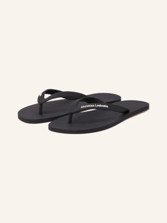 Zdjęcie produktu Christian Louboutin Klapki The Christian Louboutin Summer schwarz CZARNY