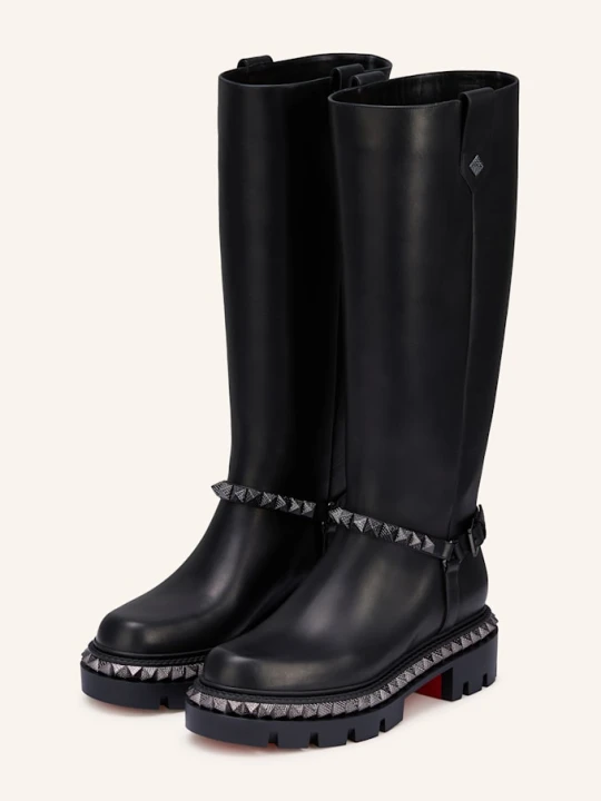 Zdjęcie produktu Christian Louboutin Kozaki Marinetta Pyraclou schwarz CZARNY
