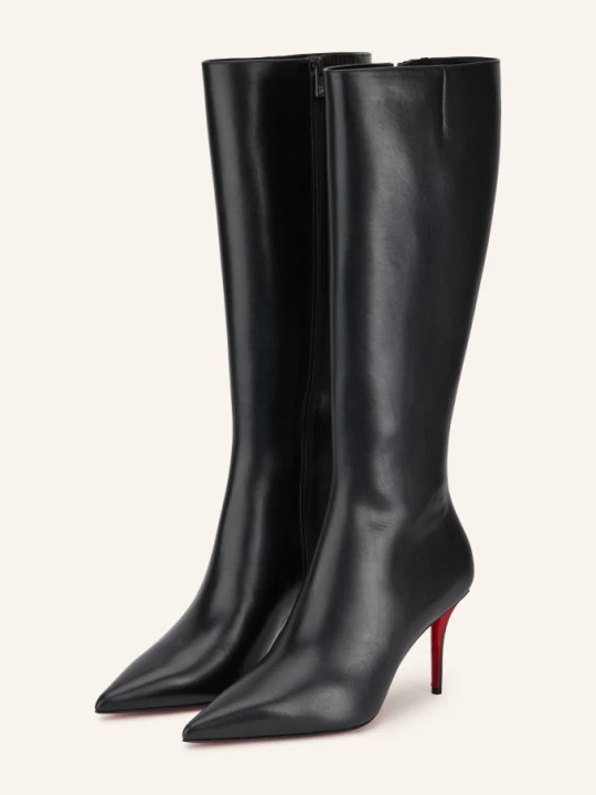 Zdjęcie produktu Christian Louboutin Kozaki Miss Z Botta 80 schwarz CZARNY