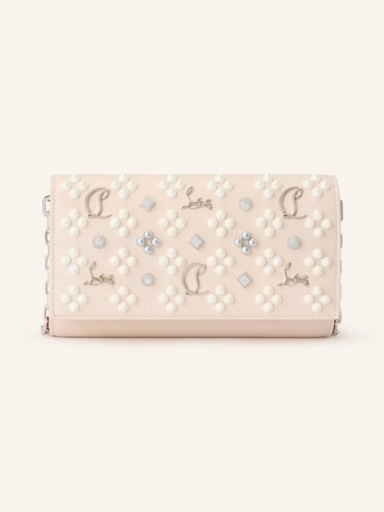 Zdjęcie produktu Christian Louboutin Portfel Na Łańcuszku Paloma beige