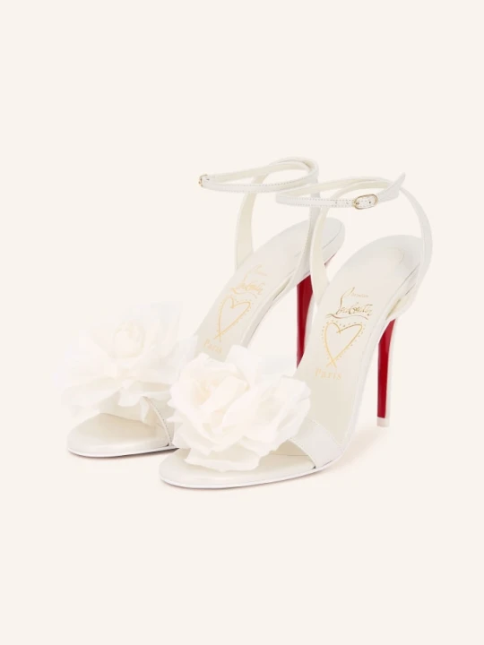 Zdjęcie produktu Christian Louboutin Sandały Miss Z Flora 100 weiss