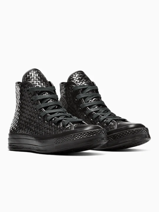 Zdjęcie produktu Chuck 70 Woven Leather Converse Czarny