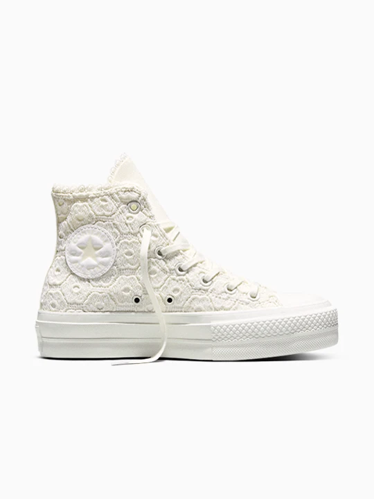 Zdjęcie produktu Chuck Taylor All Star Lift Platform Crochet Converse beżowy