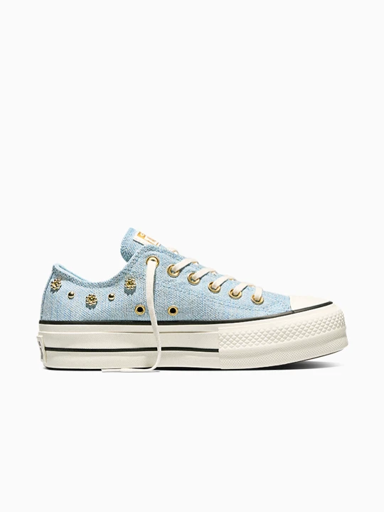 Zdjęcie produktu Chuck Taylor All Star Lift Platform Heathered Glam Converse Sky Blue