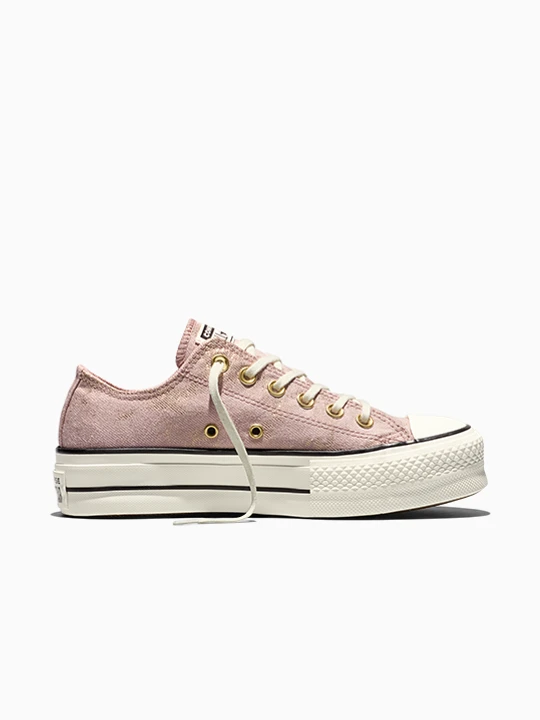 Zdjęcie produktu Chuck Taylor All Star Lift Platform Metallic Twill Converse Blush