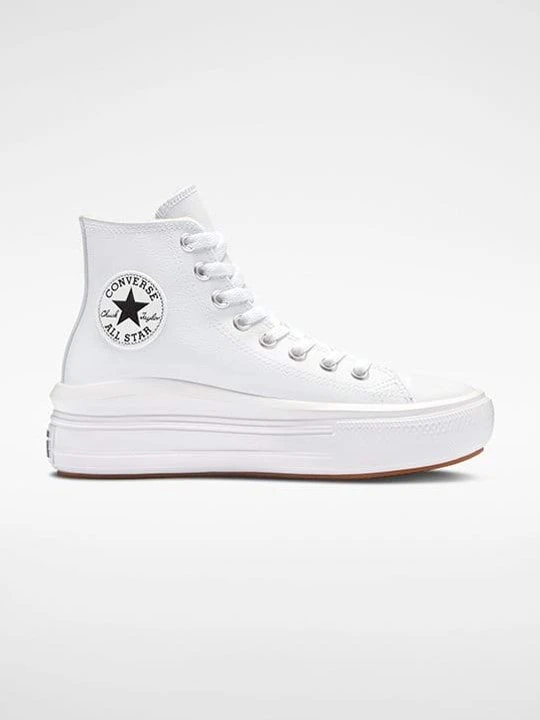Zdjęcie produktu Chuck Taylor All Star Move Platform Leather Converse Biały
