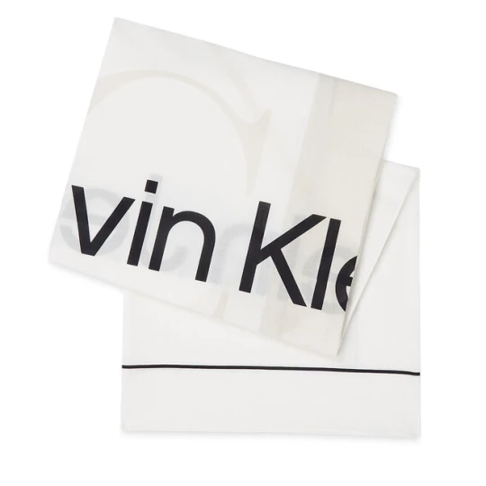 Zdjęcie produktu Chusta Calvin Klein Monologo K60K611981 Biały