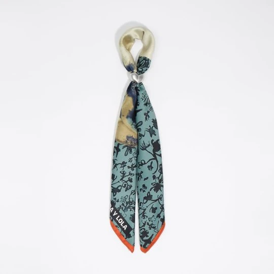 Zdjęcie produktu Chusta charms łabędź akwarela BIMBA Y LOLA AQUAMARINE