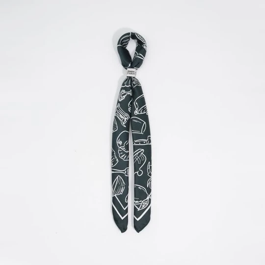 Zdjęcie produktu Chusta charms świąteczna kuchnia dwukolorowa BIMBA Y LOLA DARK GREEN