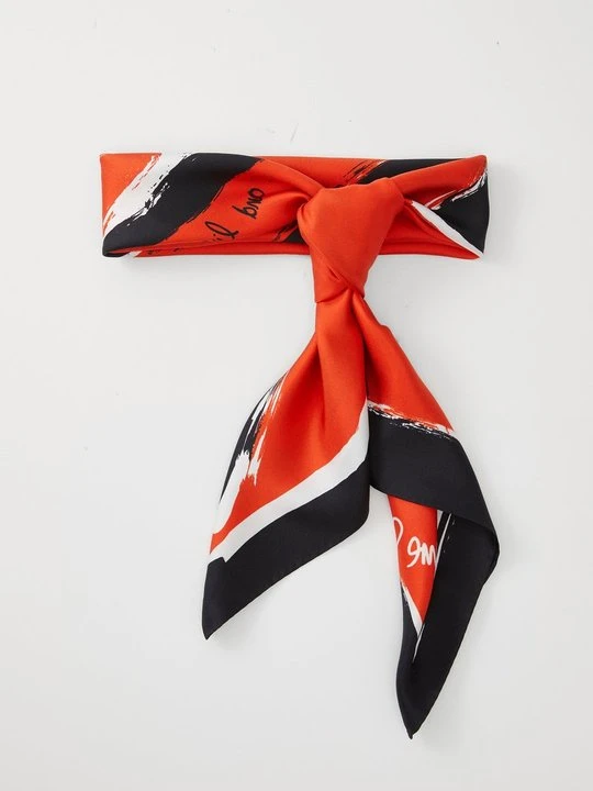 Zdjęcie produktu Chusta Diane Von Furstenberg czerwony
