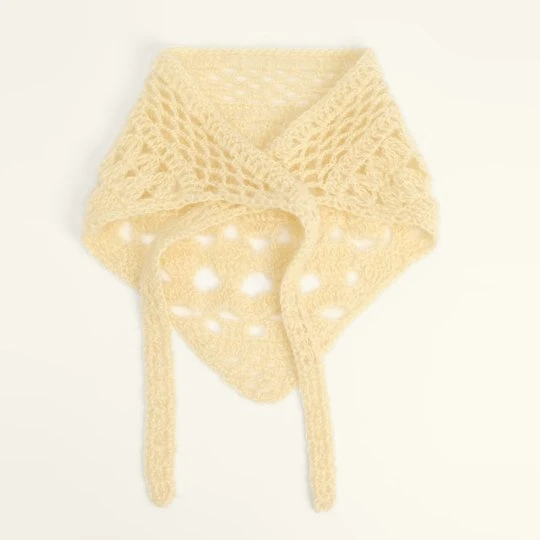 Zdjęcie produktu Chusta moher jasnożółta BIMBA Y LOLA LIGHT YELLOW