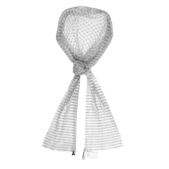 Zdjęcie produktu Chusta na głowę Patrizia Pepe 8F0128 / J405-S980 Srebrny
