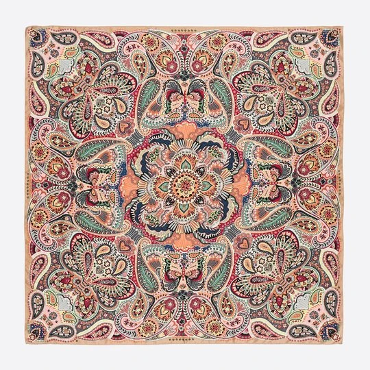 Zdjęcie produktu Chusta paisley i motyle fuksja BIMBA Y LOLA FUCHSIA
