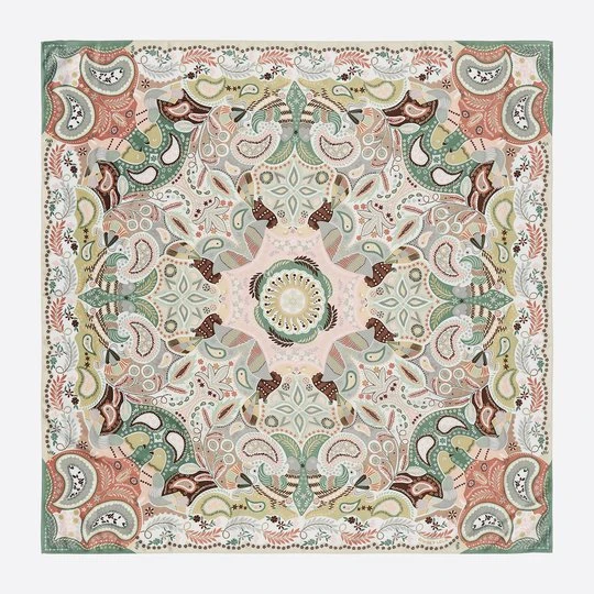 Zdjęcie produktu Chusta paisley kalejdoskop szara BIMBA Y LOLA