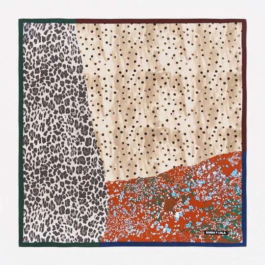 Zdjęcie produktu Chuta patchwork palona pomarańcza BIMBA Y LOLA BURNT ORANGE