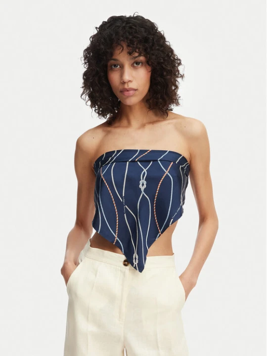 Zdjęcie produktu Chusta Tommy Hilfiger Nautical AW0AW18764 Granatowy