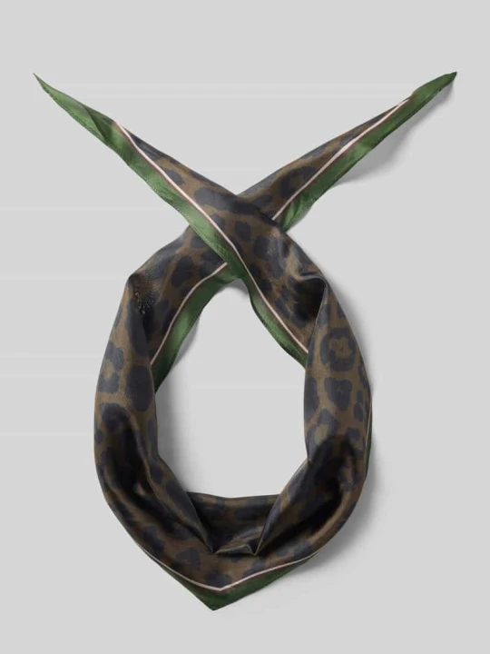 Zdjęcie produktu Chusta z czystego jedwabiu model 'RHOMBUS' Codello Ciemnobrązowy