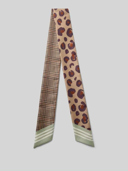 Zdjęcie produktu Chusta z czystego jedwabiu model 'Twilly' Codello Beżowy