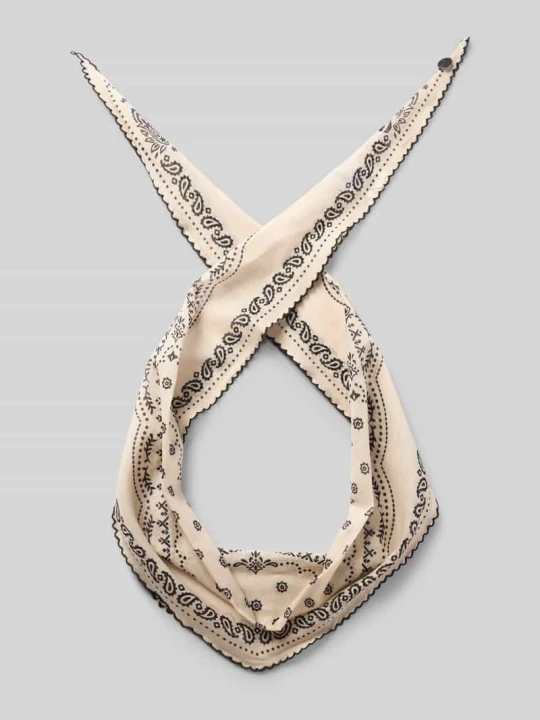 Zdjęcie produktu Chusta z nadrukiem paisley na całej powierzchni Fraas Beżowy