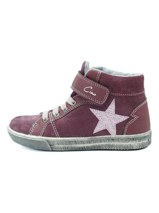 Zdjęcie produktu Ciao Skórzane sneakersy w kolorze czerwonym rozmiar: 32