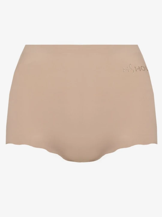 Zdjęcie produktu Ciemnoszara Bielizna Modelująca Figi z Wysokim Stanem z Cyrkoniami Namsilene Greenice Szary