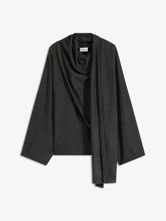 Zdjęcie produktu Cienki sweter z miękkiej mieszanki wiskozy BonPrix szary