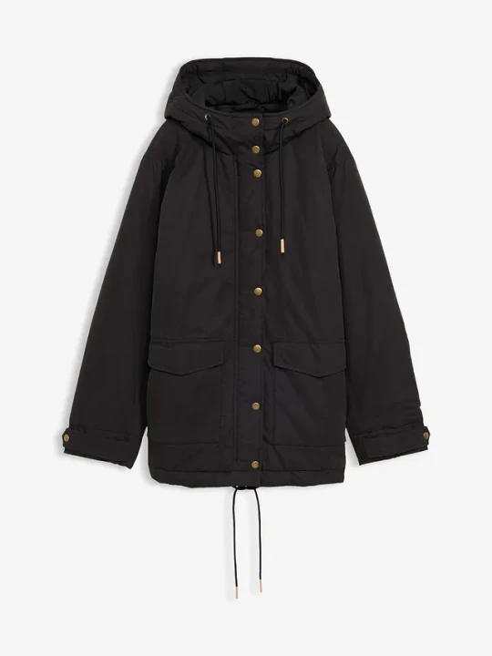 Zdjęcie produktu Ciepła parka BonPrix czarny