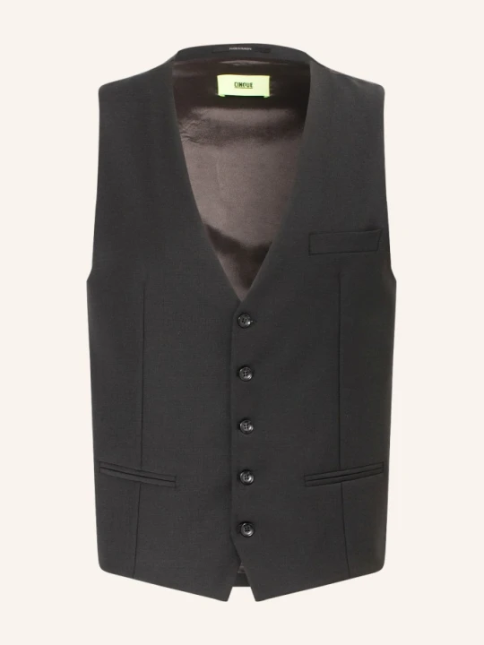 Zdjęcie produktu Cinque Kamizelka Garniturowa Cicastello Slim Fit schwarz CZARNY