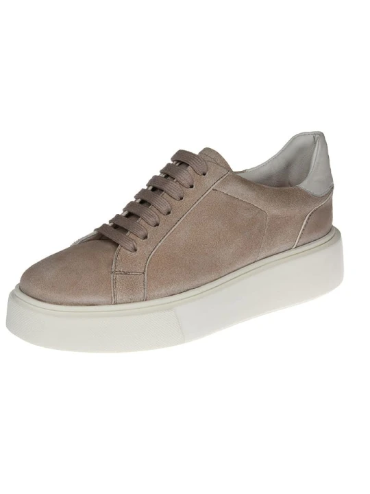 Zdjęcie produktu Cinque Skórzane sneakersy "Laura" w kolorze beżowym rozmiar: 38