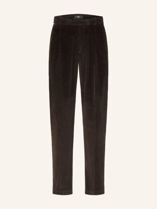 Zdjęcie produktu Cinque Spodnie Z Sztruksu Ciservo Slim Fit braun CIEMNOBRĄZOWY