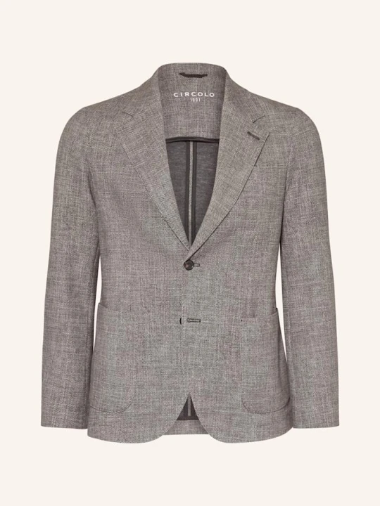 Zdjęcie produktu Circolo 1901 Marynarka Flanelowa Extra Slim Fit grau CZIEMNOSZARY
