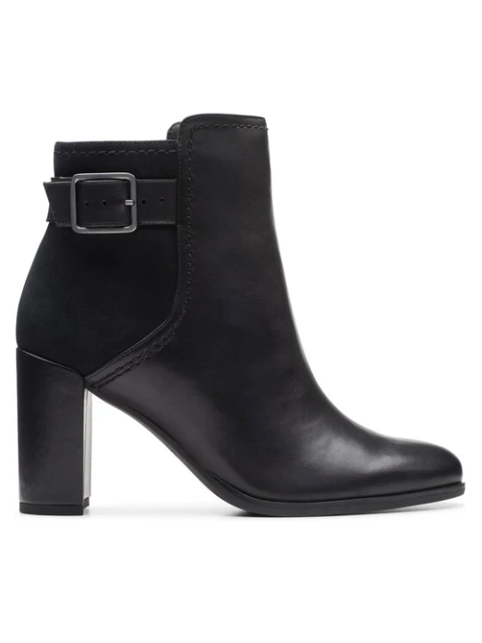 Zdjęcie produktu Clarks Botki Freva 85 Buckle 26174749 Czarny