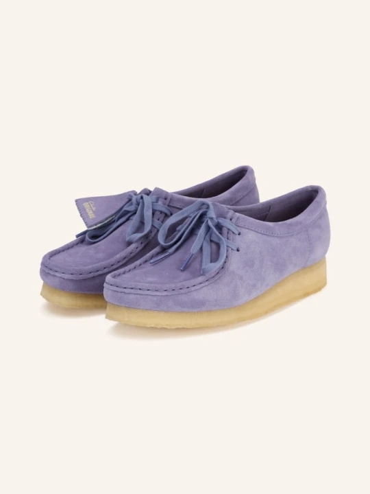 Zdjęcie produktu Clarks Originals Sznurowane Buty Wallabee lila