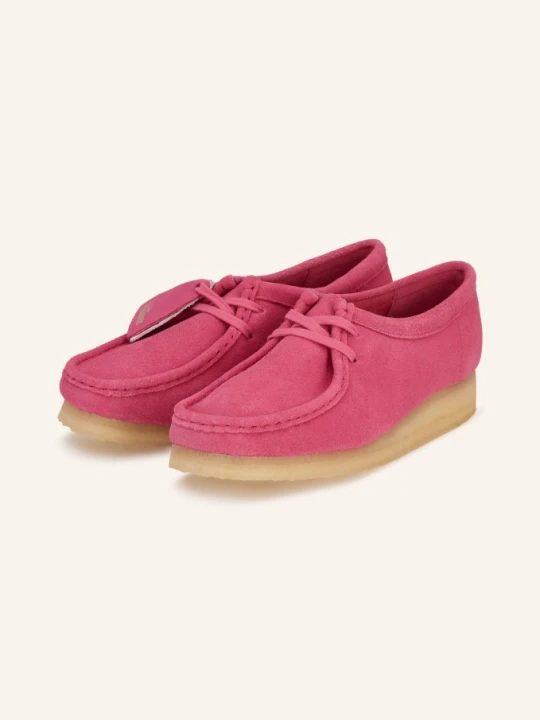 Zdjęcie produktu Clarks Originals Sznurowane Buty Wallabee pink