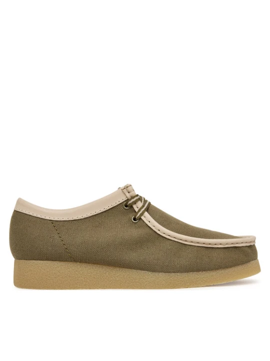 Zdjęcie produktu Clarks Półbuty Wallabee EVO 26186172 Zielony