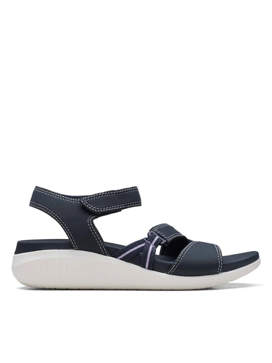 Zdjęcie produktu Clarks Sandały w kolorze granatowym na koturnie rozmiar: 41
