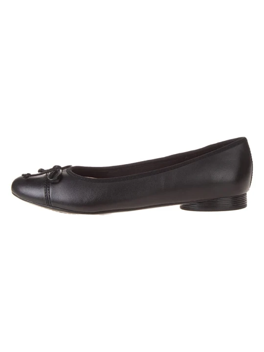 Zdjęcie produktu Clarks Skórzane baleriny "Loreleigh Rae" w kolorze czarnym rozmiar: 38