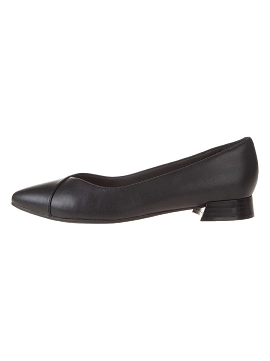 Zdjęcie produktu Clarks Skórzane baleriny "Natalyn Wish" w kolorze czarnym rozmiar: 36