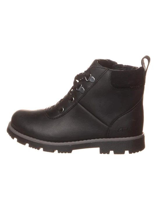 Zdjęcie produktu Clarks Skórzane botki "Health Go" w kolorze czarnym rozmiar: 25, 5
