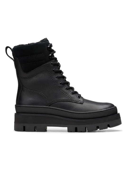 Zdjęcie produktu Clarks Skórzane botki "Orianna 2" w kolorze czarnym rozmiar: 40