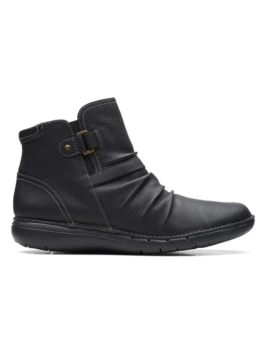 Zdjęcie produktu Clarks Skórzane botki "Un Loop Top" w kolorze czarnym rozmiar: 36