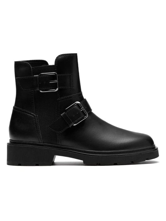Zdjęcie produktu Clarks Skórzane botki w kolorze czarnym rozmiar: 42