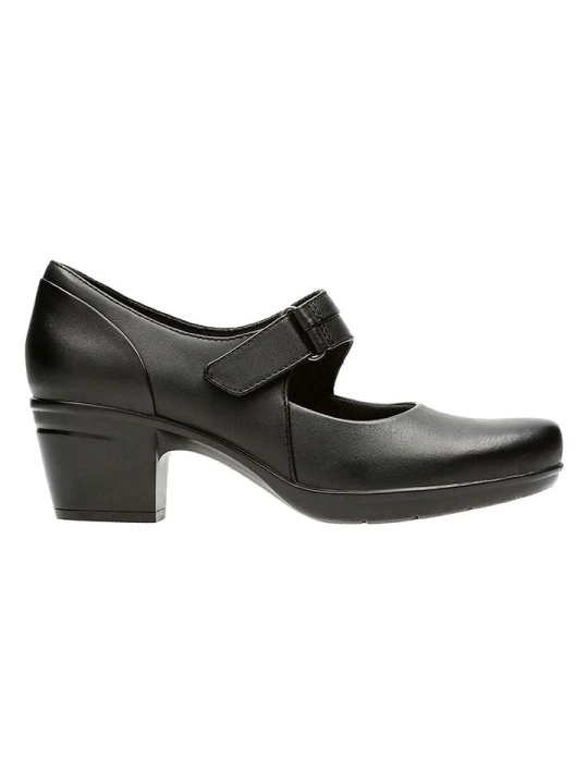 Zdjęcie produktu Clarks Skórzane czółenka "Emslie Lulin" w kolorze czarnym rozmiar: 39, 5